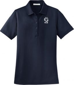 Ladies Pique Polo, Navy